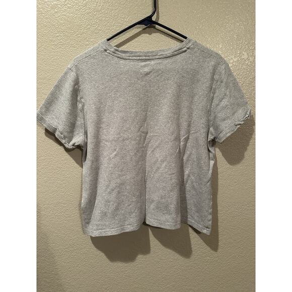 Disney Women Pride Mickey Mouse Glove Heart Gray Short Sleeve T-Shirt M 2XL - Picture 3 of 5